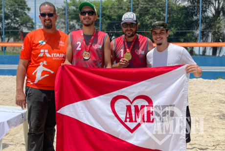 Pato Branco foi palco de uma final emocionante do Circuito Paranaense de Vôlei de Praia de Surdos 2024