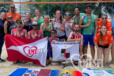 Pato Branco foi palco de uma final emocionante do Circuito Paranaense de Vôlei de Praia de Surdos 2024