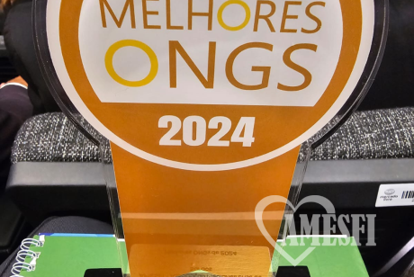 AMESFI, recebeu o prestigiado prêmio de Melhores ONGs do Brasil!