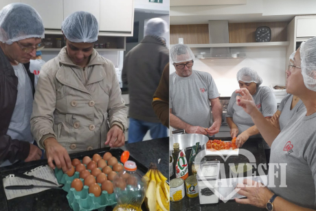 OFICINA DE CULINÁRIA É PROJETO DESTAQUE NA ESCOLA BILÍNGUE DA AMESFI