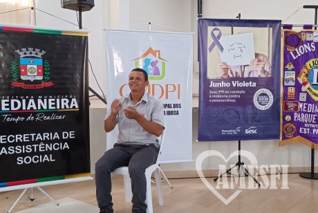 No dia 11 de junho, no Centro de Convivência do Idoso - CCI