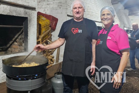 A AMESFI esteve presente no II Concurso de Risoto da comunidade Santa Cecília